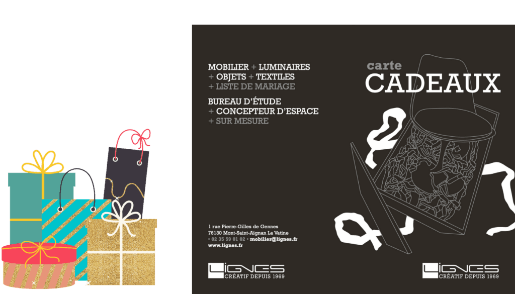 Carte Cadeaux Lignes 2