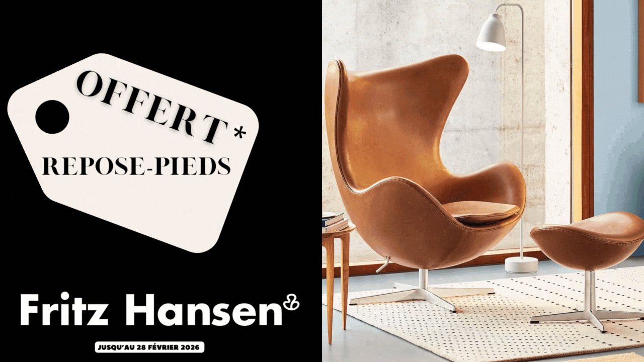OFFRE Repose pieds fritz Hansen Lignes Mont Saint Aignan
