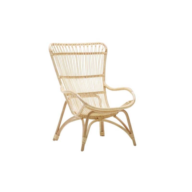 Fauteuil Monet Sika Design naturel Lignes