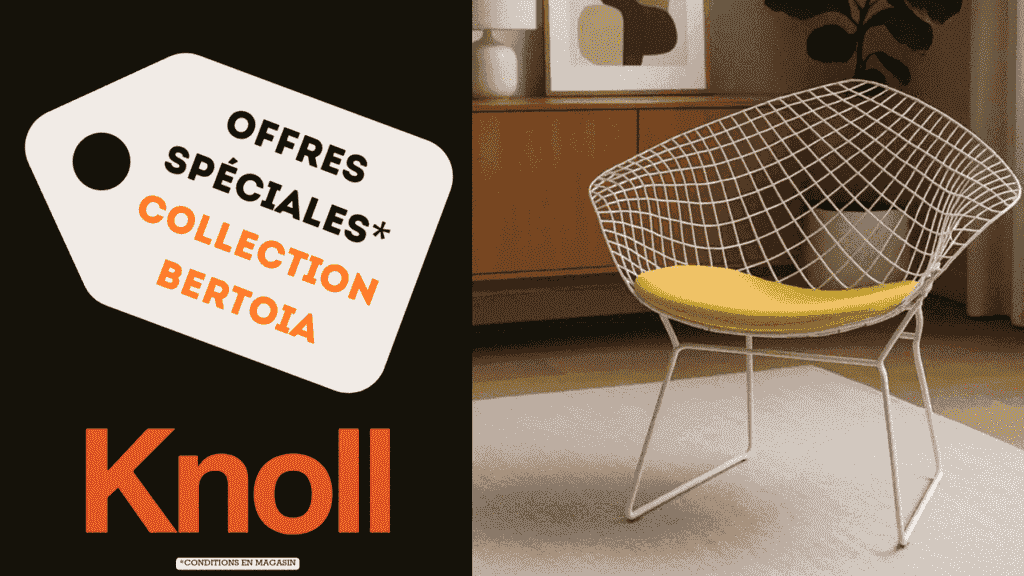 La Collection Bertoia par Knoll Lignes Mont Saint Aignan