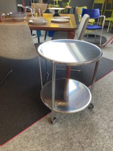 Desserte Roulante Tambour - Magis | Design Vintage Rangement Lignes Mont Saint Aignan